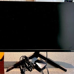 Samsung - T350 Series 24" IPS LED FHD, FreeSync (HDMI, VGA) - Dark Blue Gray